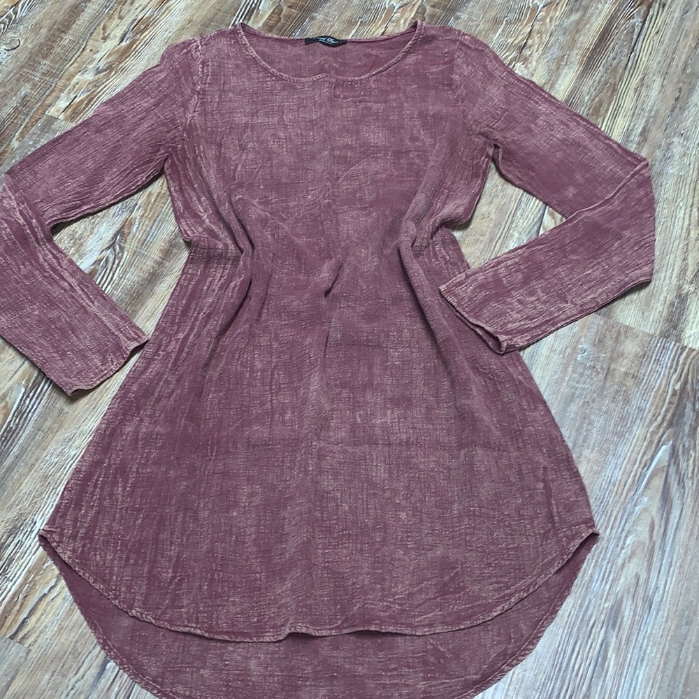 Final touch boutique tunic long sleeve